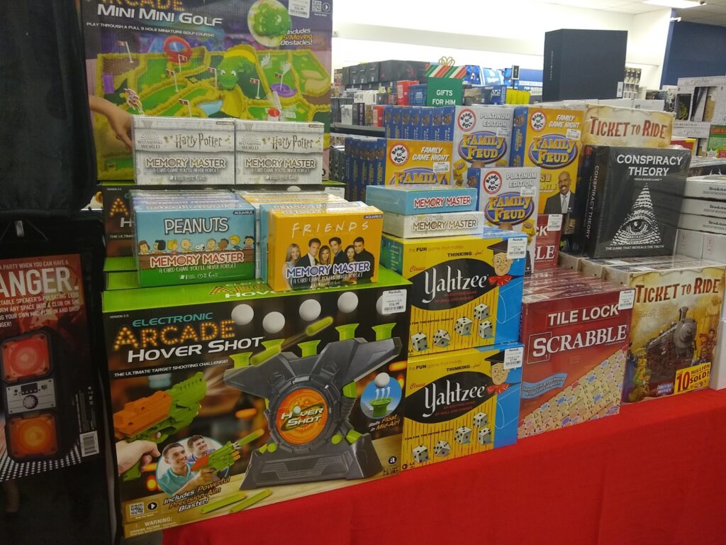 店頭に並ぶゲーム